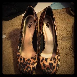Leopard Print Heels